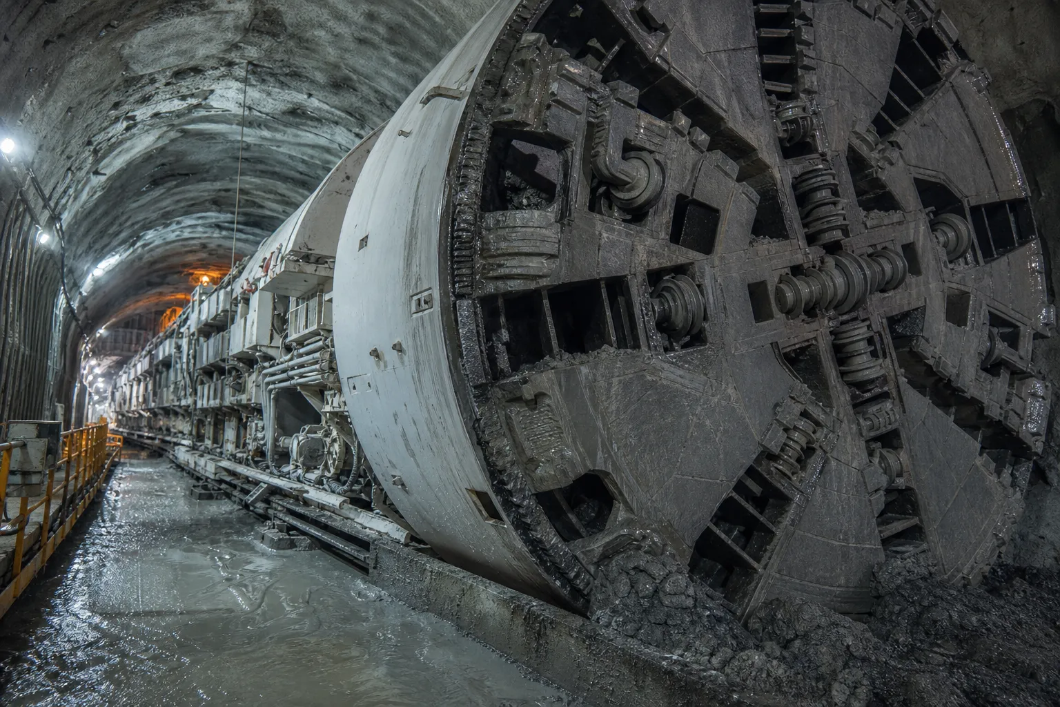 Tunnel boring machine cutter head and drive systems